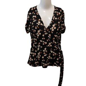 [Sweet Wanderer] V-neck Flower Top